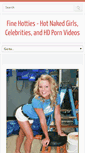 Mobile Screenshot of finehotties.com